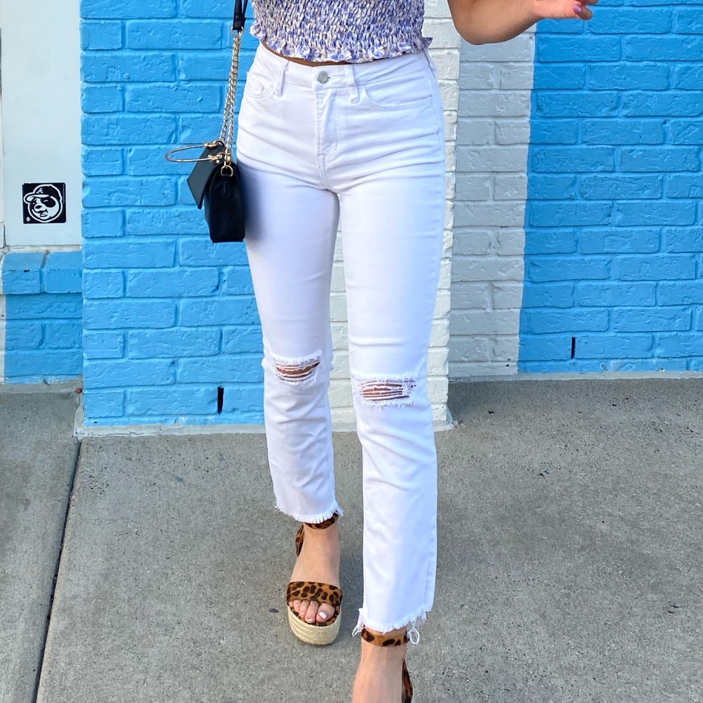 VERVET BY FLYING MONKEY White Skinny Jeans